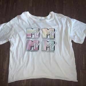 american eagle MTV cropped tshirt